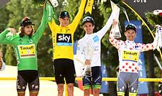 ツール・ド・フランス 2016　4賞ジャージ獲得選手が揃ってさいたまへ