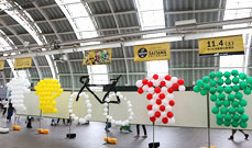 JRさいたま新都心駅にて開催100日前PRを実施！<br />
～清水市長・さいクリ広報部員がさいたまクリテリウムをPR～