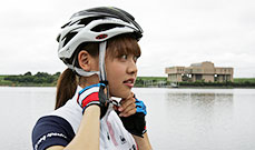 山口和幸のアレアレ！さいたまクリテリウム<br />
#3　松元絵里花の「初めてのロードバイク」<br />
安全安心な乗り方を教えてもらいました！