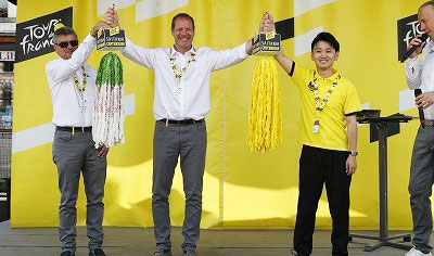 「ツール・ド・フランス2019」にて「さいたまクリテリウム」のPRを実施！～世界的スポーツイベントで大会をプロモーション～