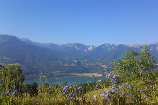 【7/22（水）の現地便り】（2）アルプスは3000m級の大岸壁が立ちはだかる。乾燥したさわやかな風が草原をかけのぼっていく。（山口和幸）&nbsp;ステージハイライト動画はこちら>>