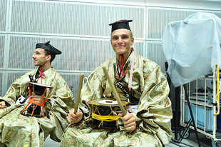 準備を終え出番を待ちながら、カメラに笑顔を見せてくれたマルセル・キッテル選手