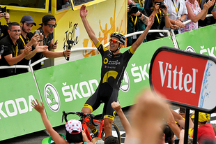 第8ステージを独走で制したリリアン・カルメジャーヌ（フランス、ディレクトエネルジー）！