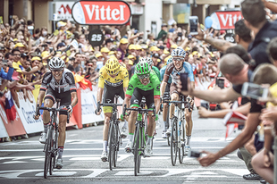 最難関の山岳ステージを制したのはリゴベルト・ウラン（コロンビア、キャノンデール・ドラパック）！