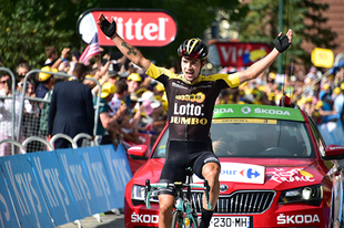 ツール・ド・フランス2017 第17ステージ、プリモシュ・ログリッチェ（チーム ロットNL・ユンボ／スロベニア）が区間初優勝！