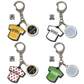 PVCキーホルダー（YELxWHT/REDxGRN）