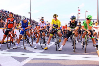 2016ツール・ド・フランスさいたまクリテリウムの様子